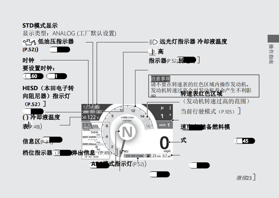 简体中文2021年cbr1000rr-r  sp 用户手册插图2