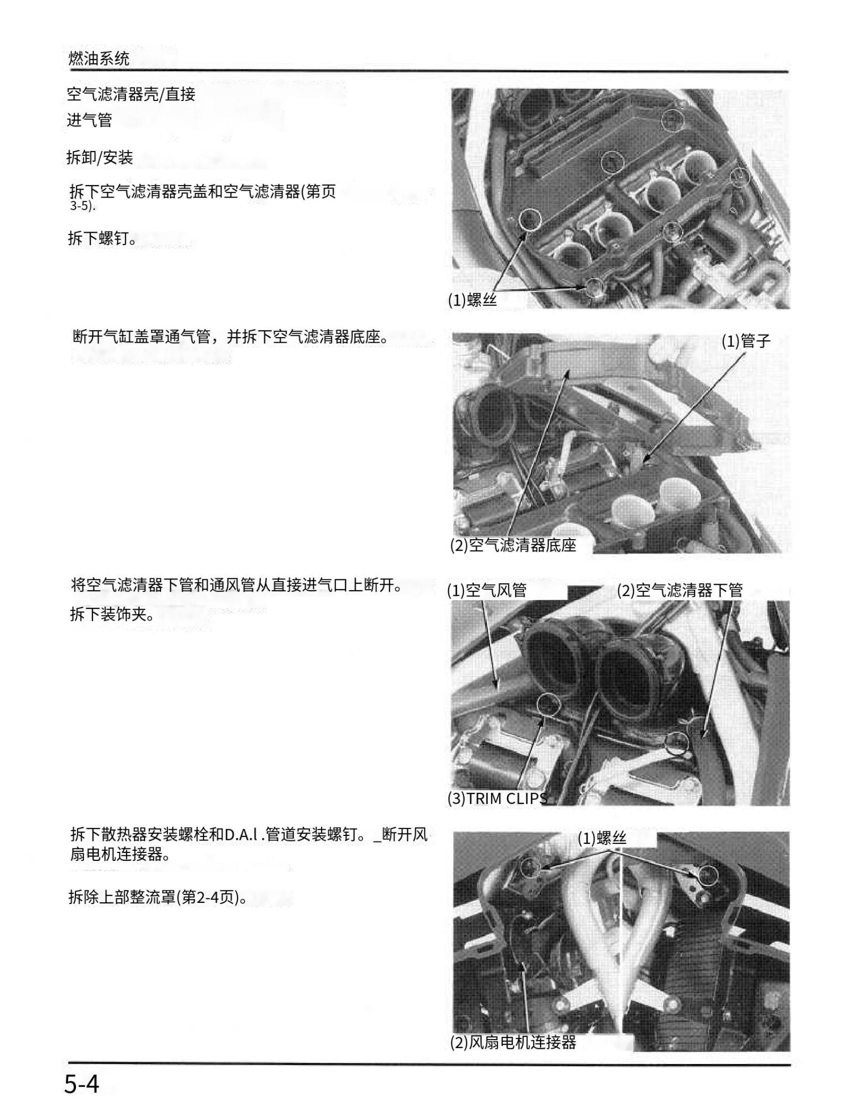 简体中文本田CBR600F3维修手册插图3