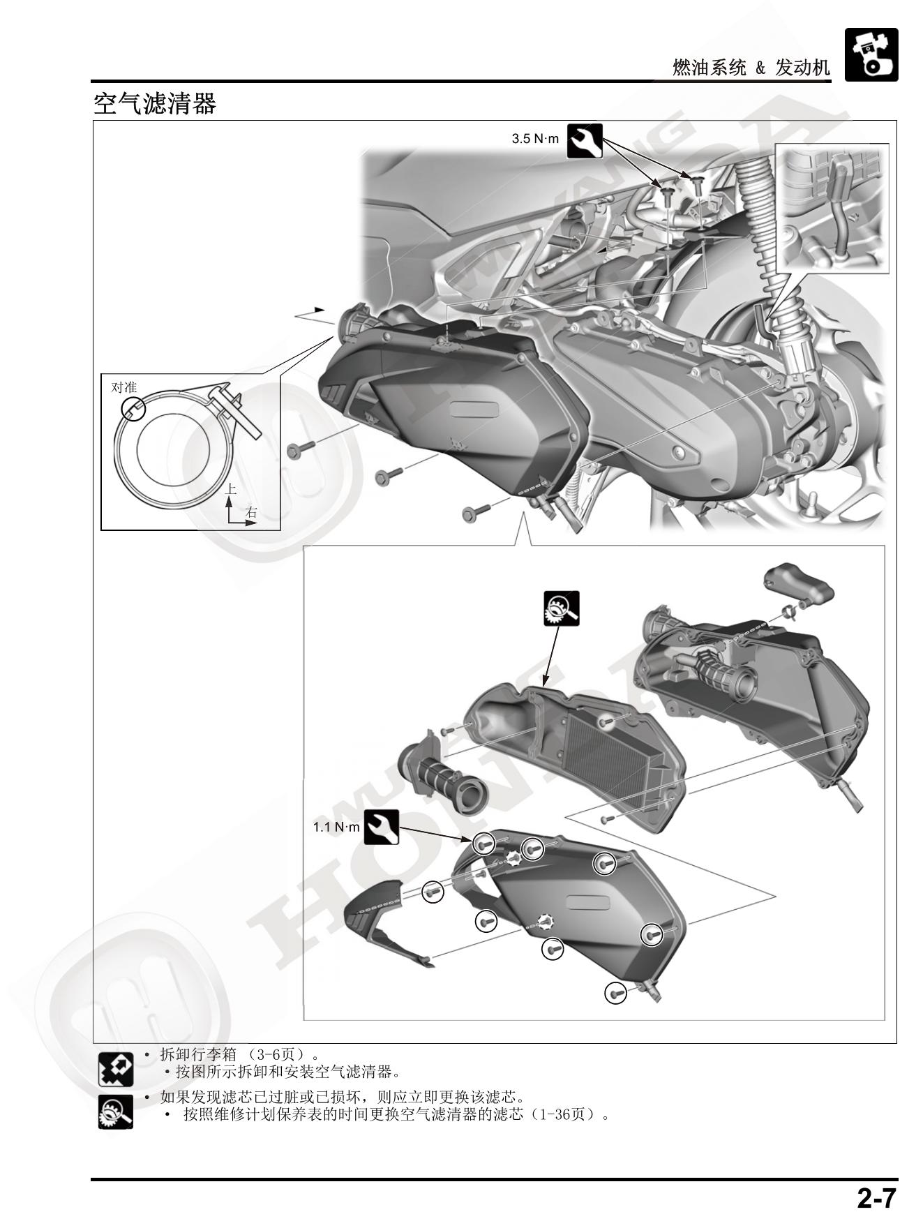 原版中文本田PCX160维修手册WH150T-2插图2