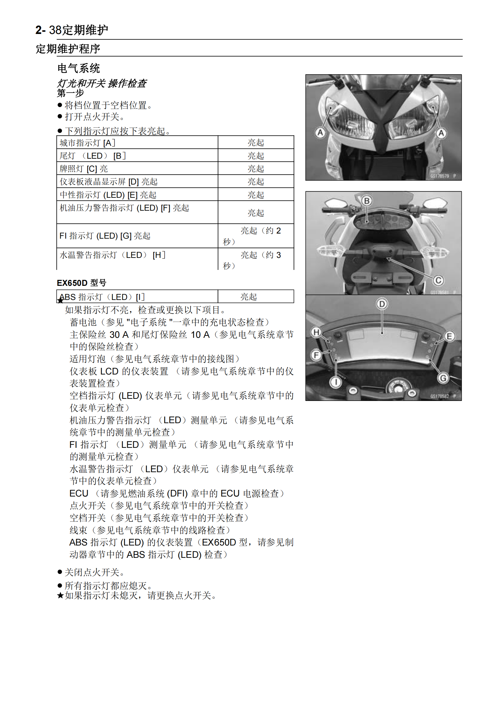 简体中文2009-2011年川崎er6f abs ninja 650r abs er-6f 维修手册插图3