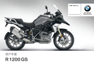 简体中文2017年R 1200 GS – 0A81用户手册