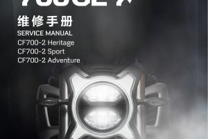 中文原版2022春风700CL-X Heritage维修手册楚留香CF700-2系列