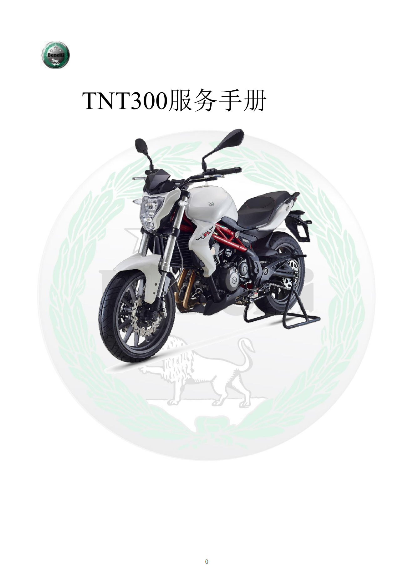 原版中文国3贝纳利 Benelli TNT300黄龙300龙3维修手册插图