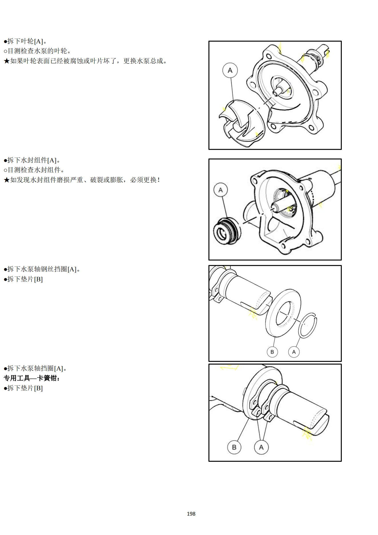 原版中文钱江赛250燃擎版QJ250GS-G双摇臂版维修手册插图4