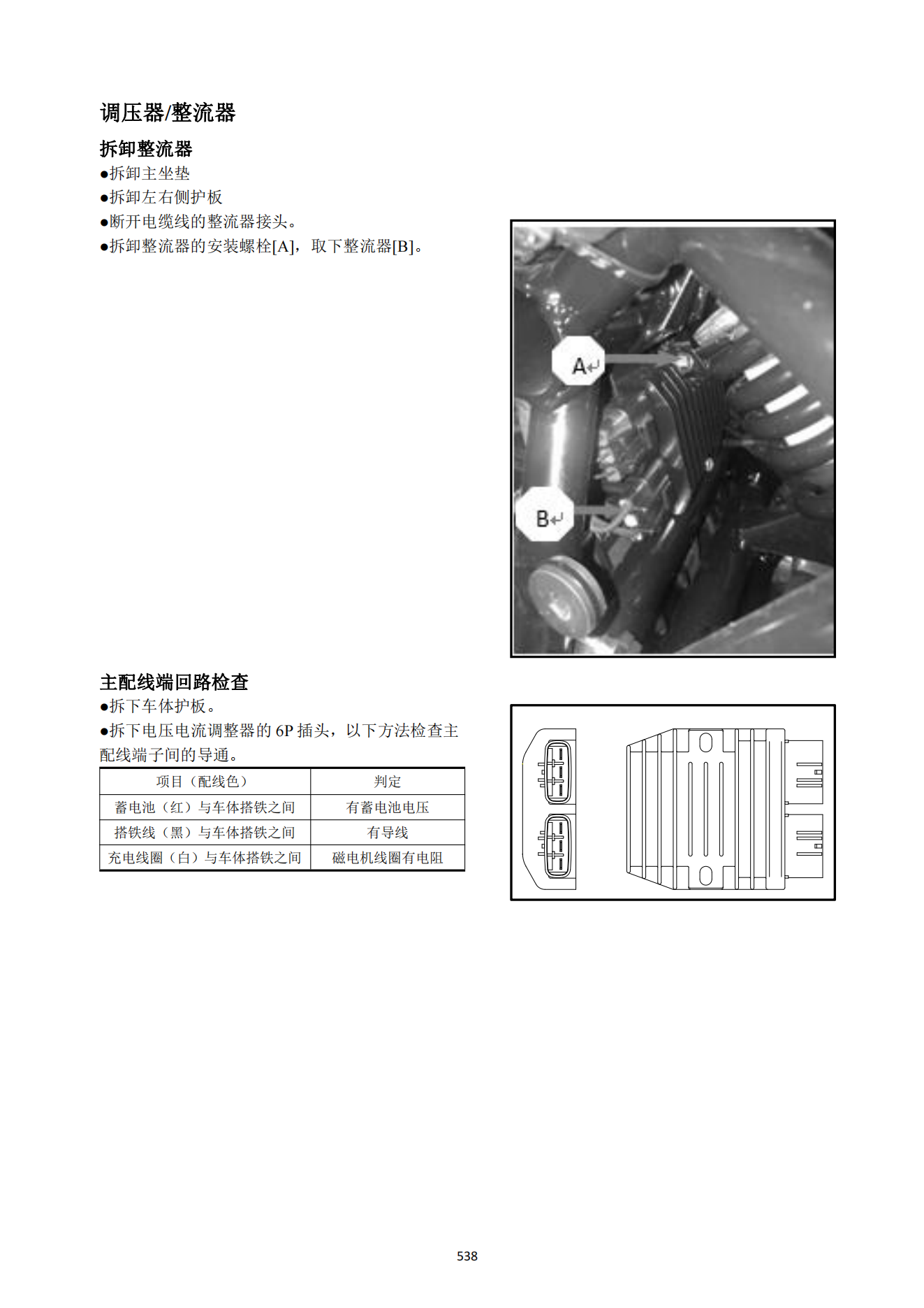 原版中文赛350 QJ350GS-F维修手册插图4