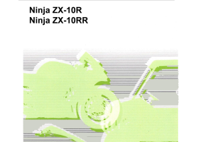 简体中文川崎ZX10R 2021-2023年zx-10r zx-10rr维修手册