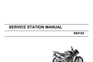 原版英文2007-2010年TUONO V2 R维修手册APRILIA TUONO V2 R-FACTORY维修手册
