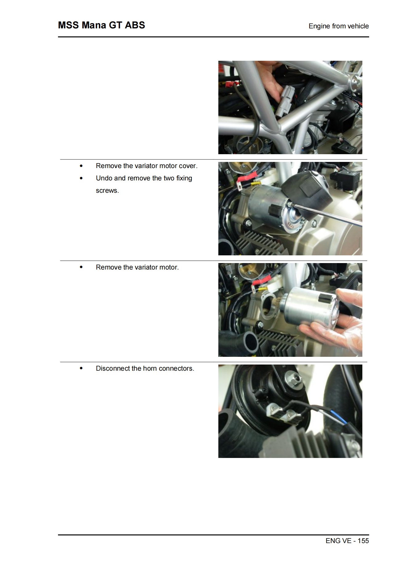 原版英文2009年阿普利亚MSS Mana GT ABS 维修手册APRILIA Mana GT ABS 维修手册插图2