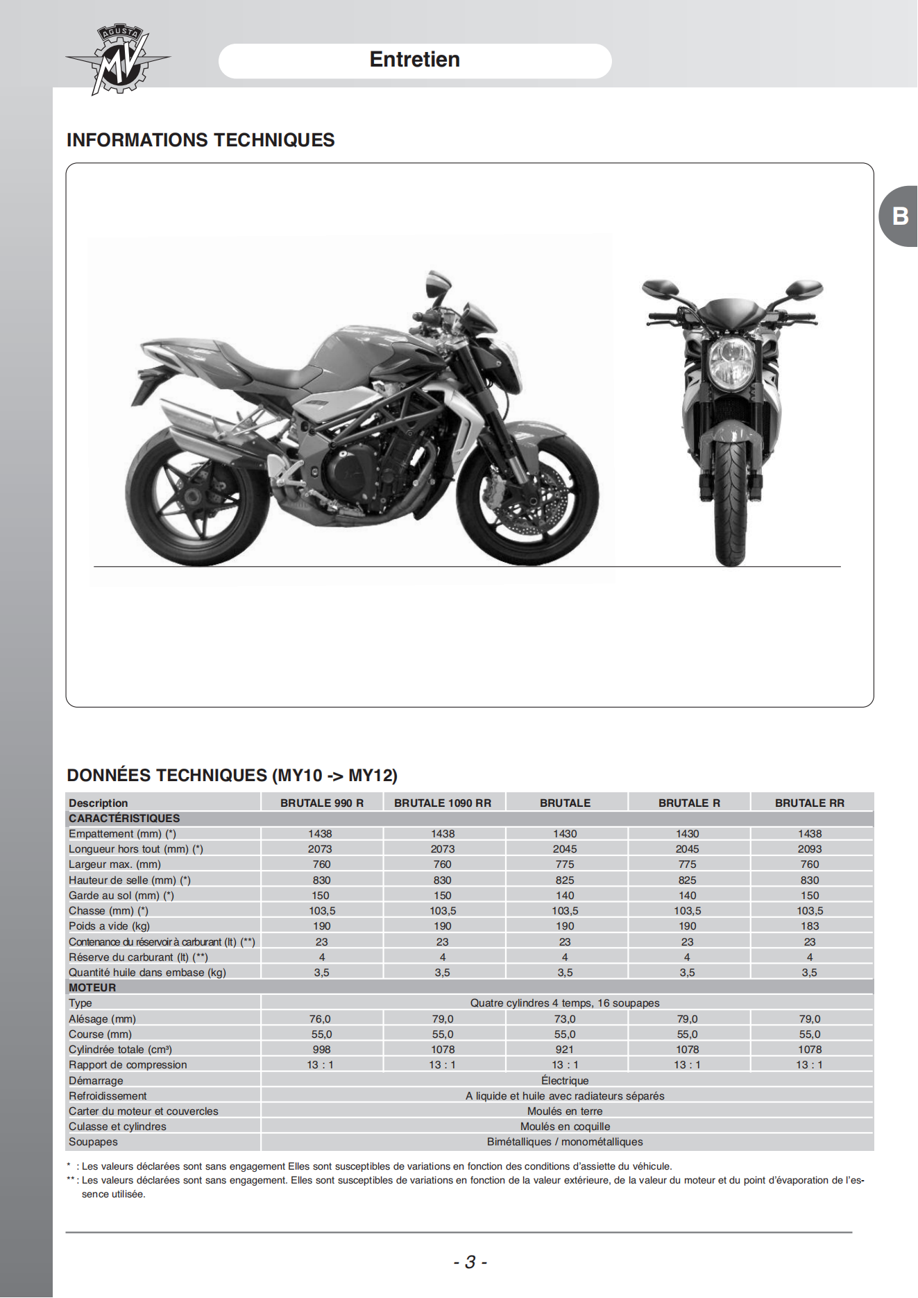 原版英文2014年奥古斯塔MV AGUSTA BRUTALE 990 R – 1090 RR – BRUTALE – 1090 – R – RR – CORSA维修手册插图1