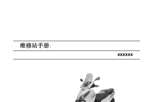 简体中文2007年比亚乔x7维修手册X7 250ie维修手册