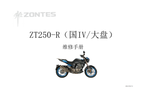 升仕ZT250-R国IV大盘维修手册