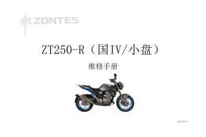 升仕ZT250-R国IV小盘维修手册