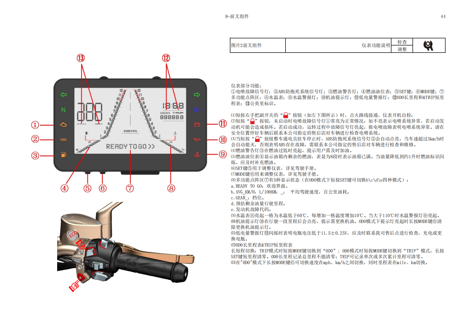 升仕ZT310-X2 GP版维修手册(小盘_国IV)插图4