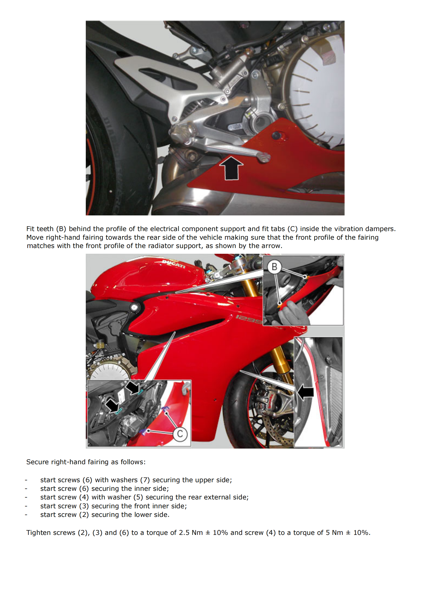 原版英文2015年杜卡迪1299s Ducati 1299S Paniagle s维修手册插图4