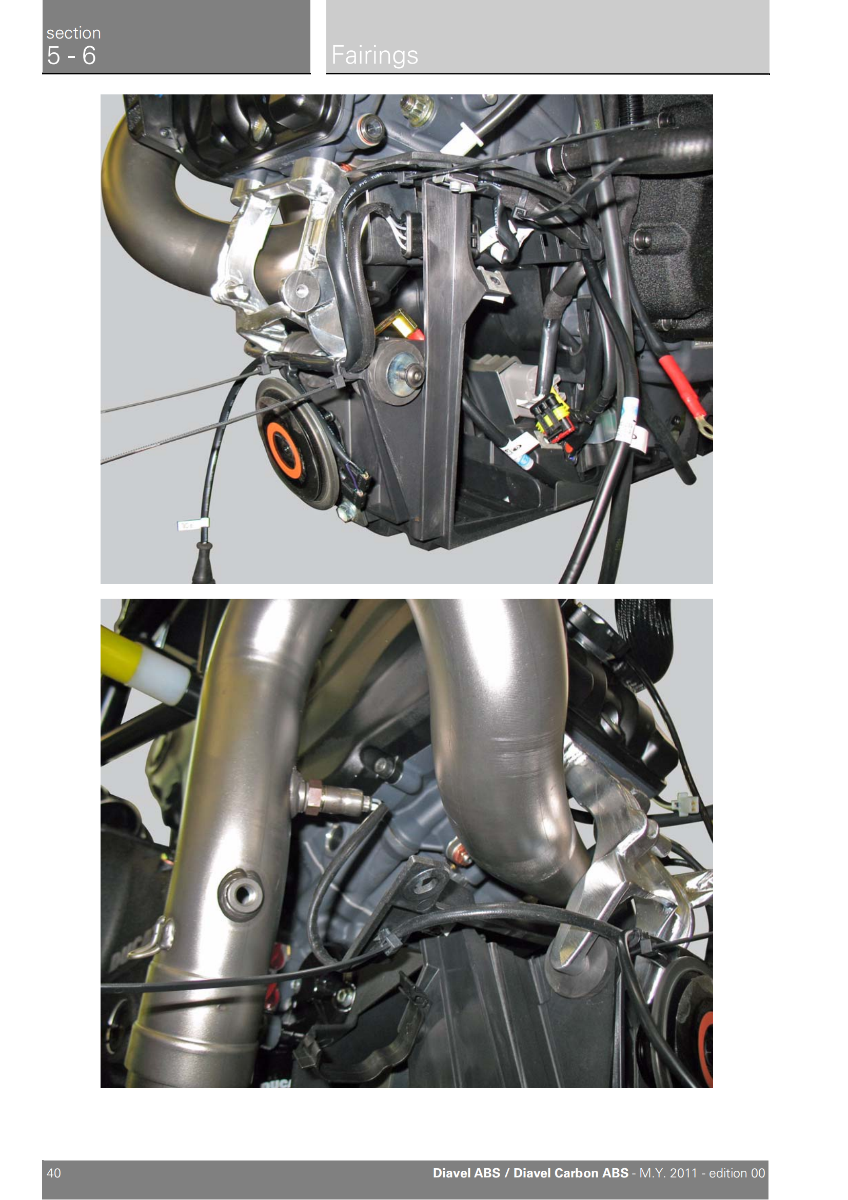 原版英文2011年杜卡迪大魔鬼 Ducati Diavel ABS维修手册插图1