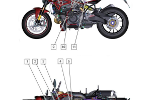 简体中文2016-2019年杜卡迪怪兽1200R Ducati monster 1200 R维修手册