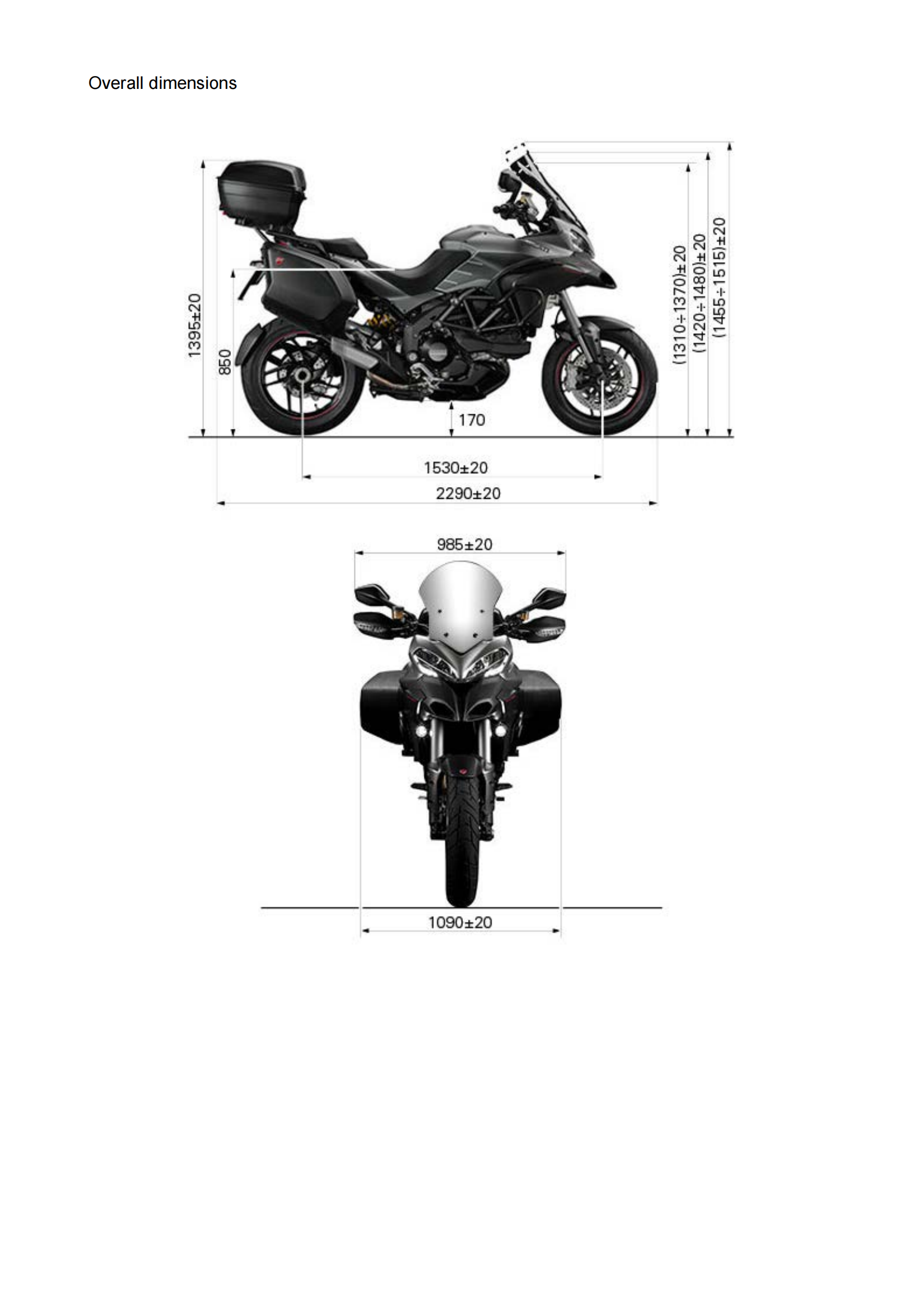 原版英文2014年杜卡迪揽途mts1200S GT Ducati Multistrada 1200 S GT维修手册插图