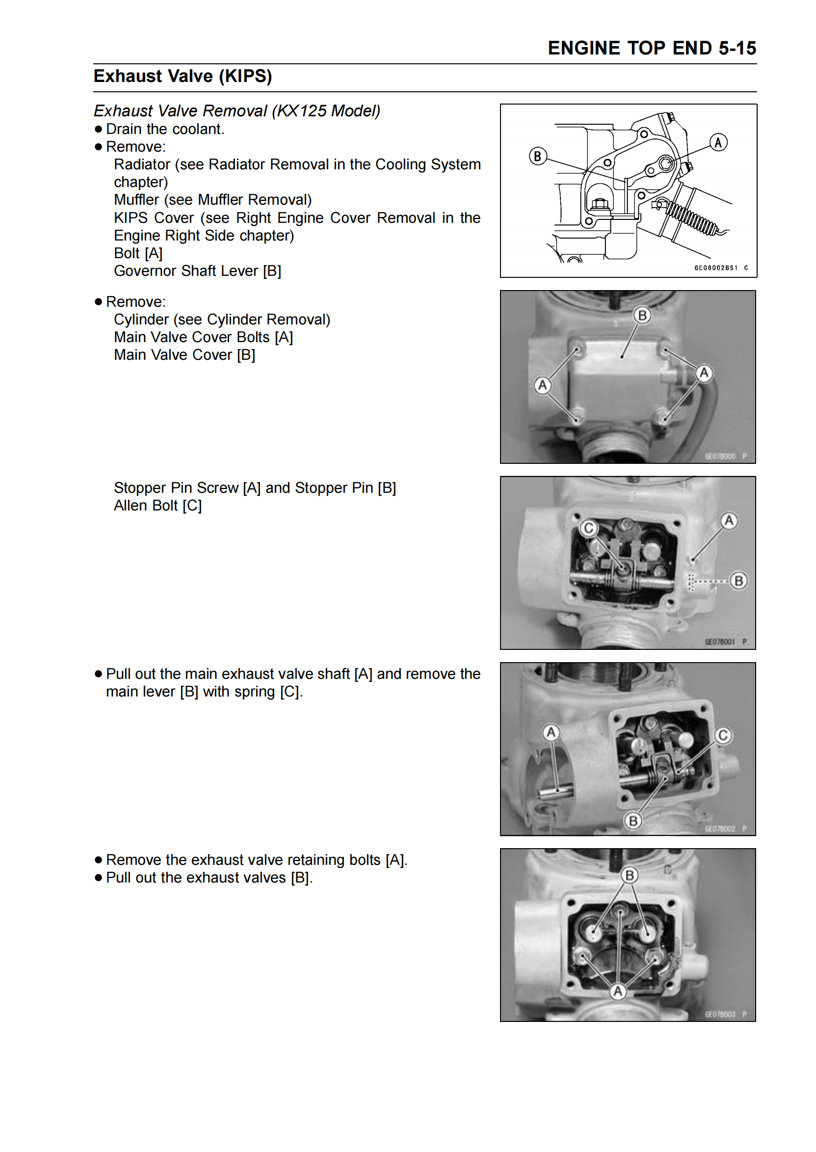 原版英文2003-2004年川崎kx125 kx250维修手册kawasaki kx125 kx250 维修手册插图3