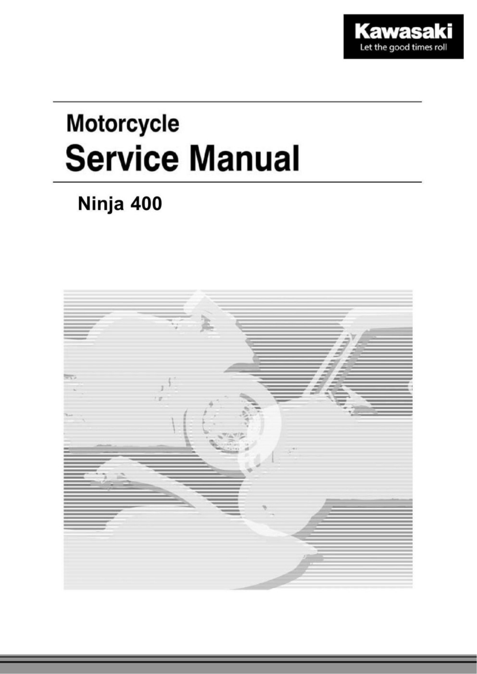 原版英文2018-2022年川崎Ninja400 kawasaki ninja400维修手册插图