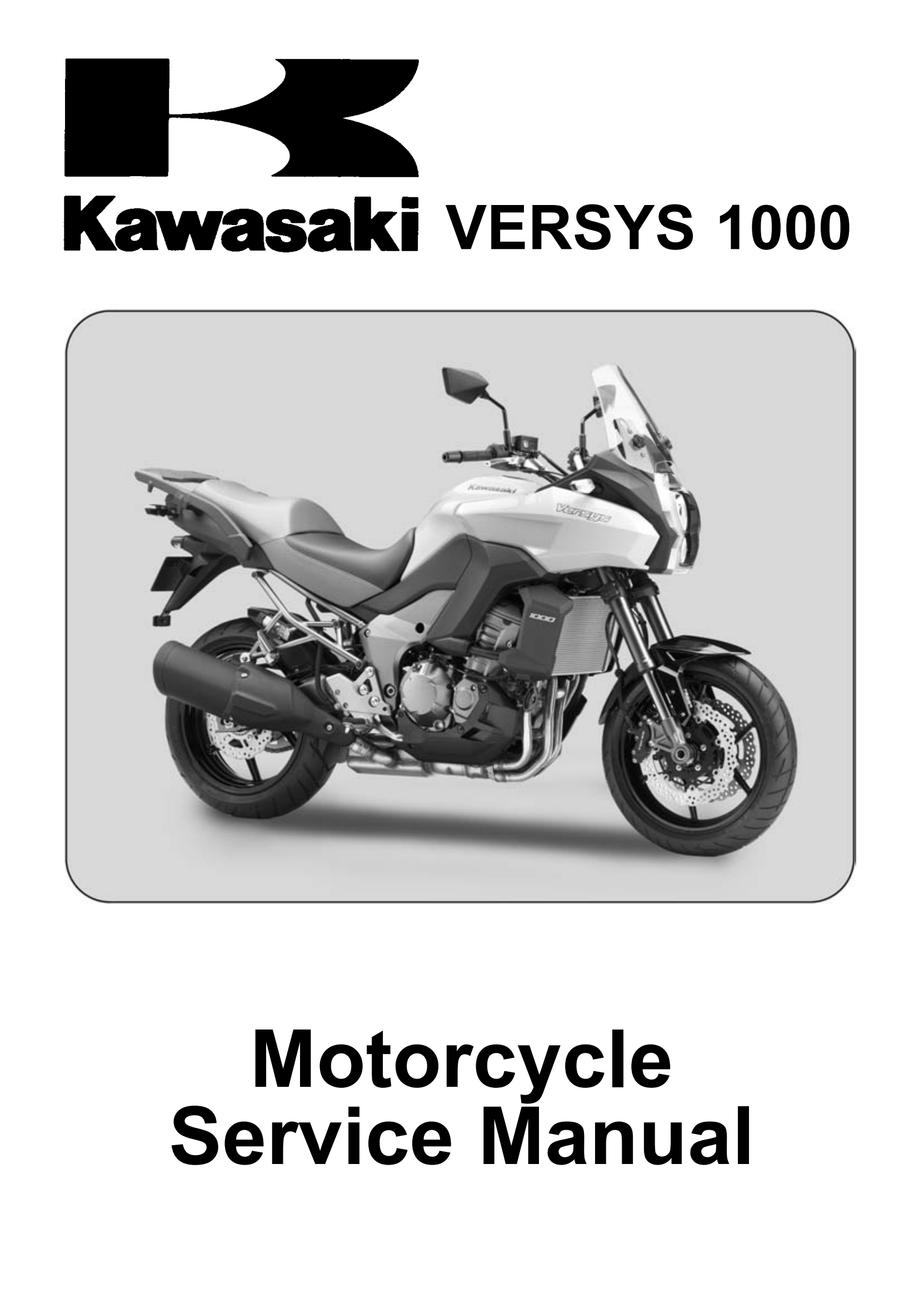 原版英文2011-2014年川崎异兽1000 Kawasaki Versys 1000 维修手册插图