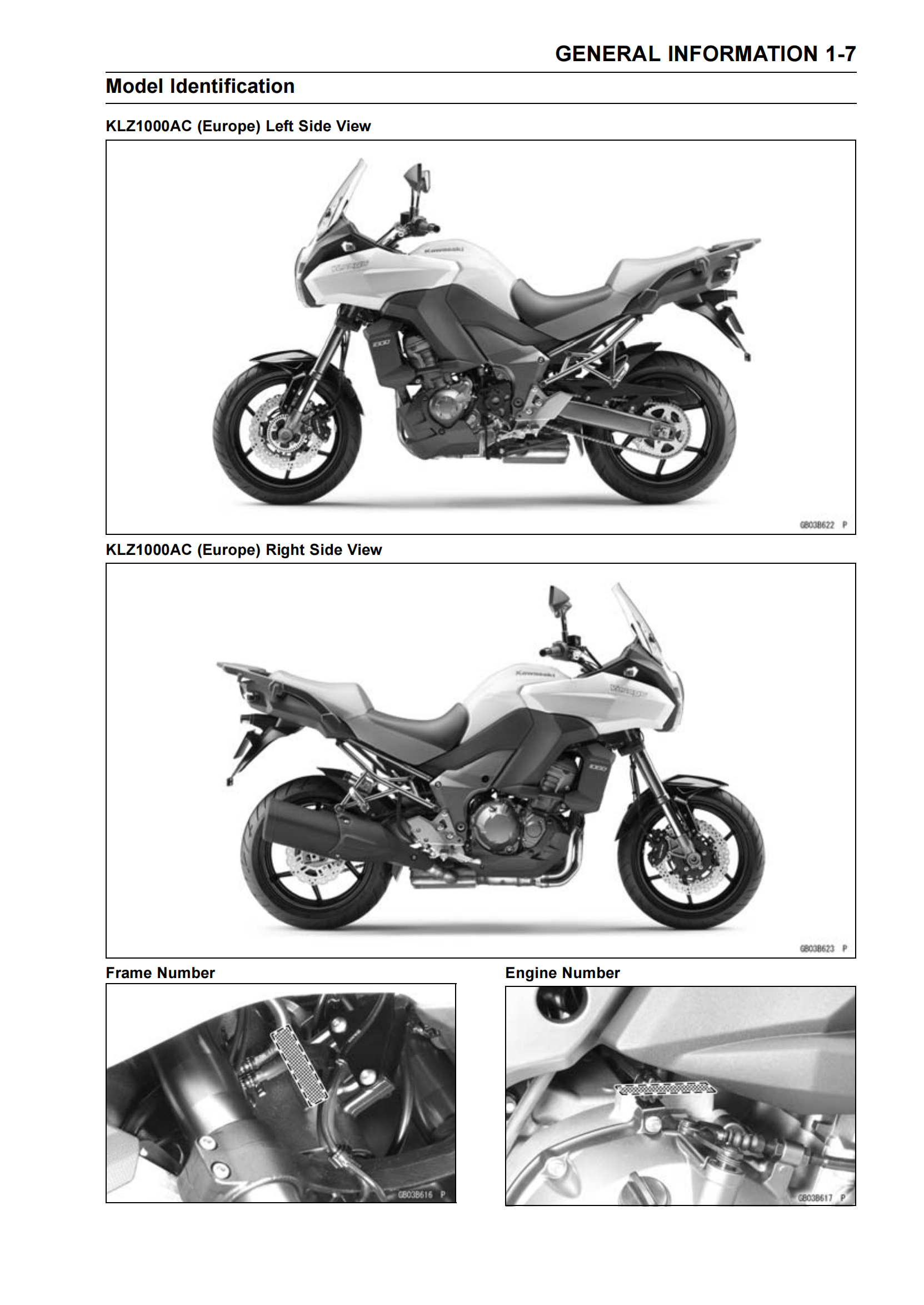 原版英文2011-2014年川崎异兽1000 Kawasaki Versys 1000 维修手册插图2