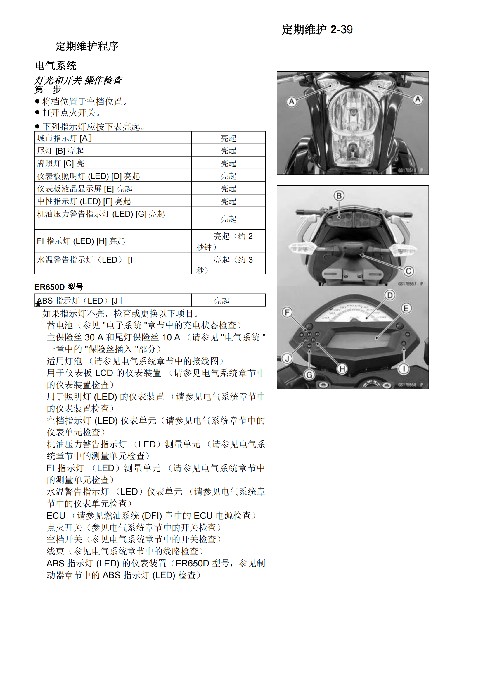 简体中文2009-2011年川崎ER6N kawasaki er6n abs维修手册插图3