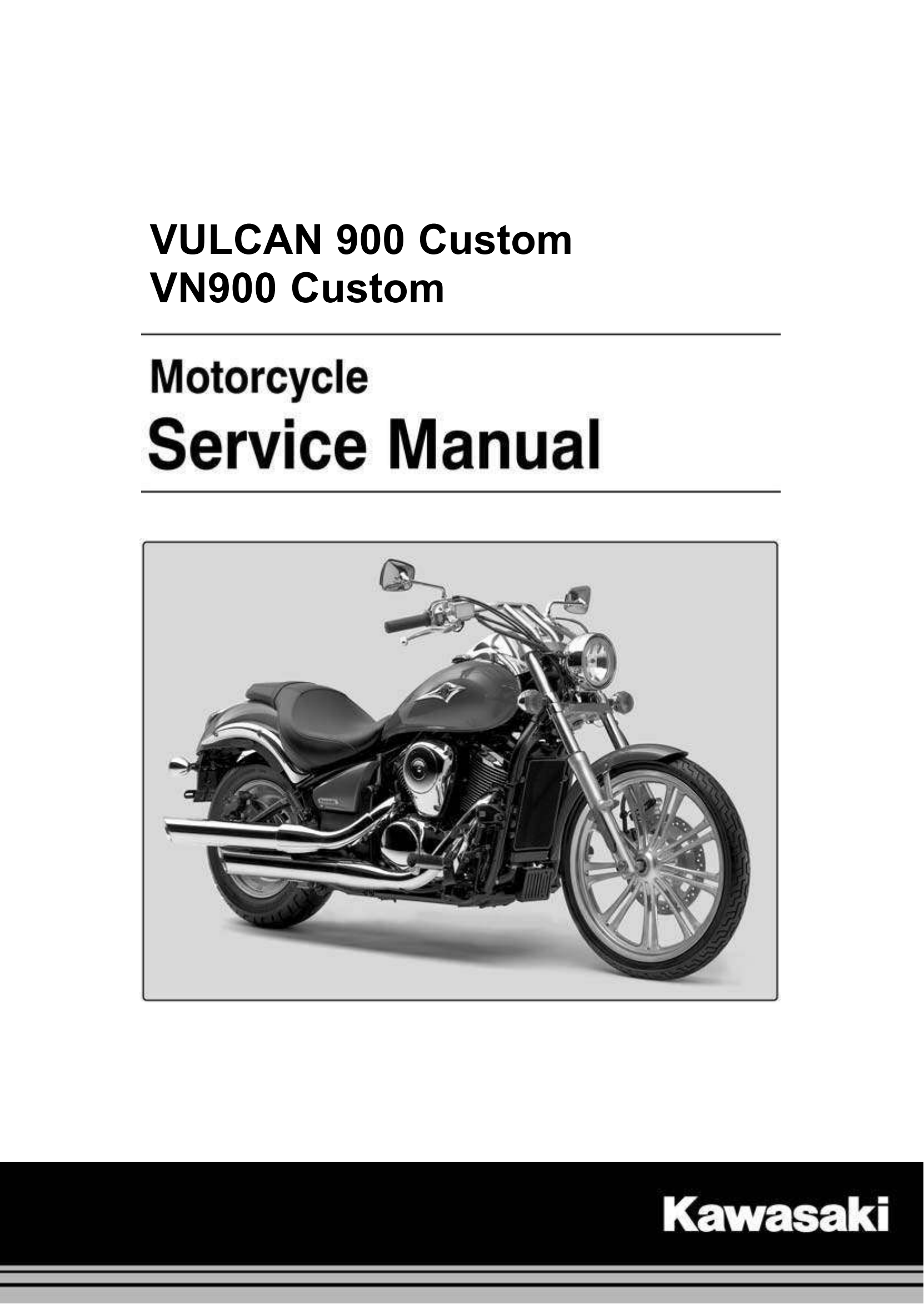原版英文2007-2015年火神900 VULCAN 900 Custom vn900 维修手册插图