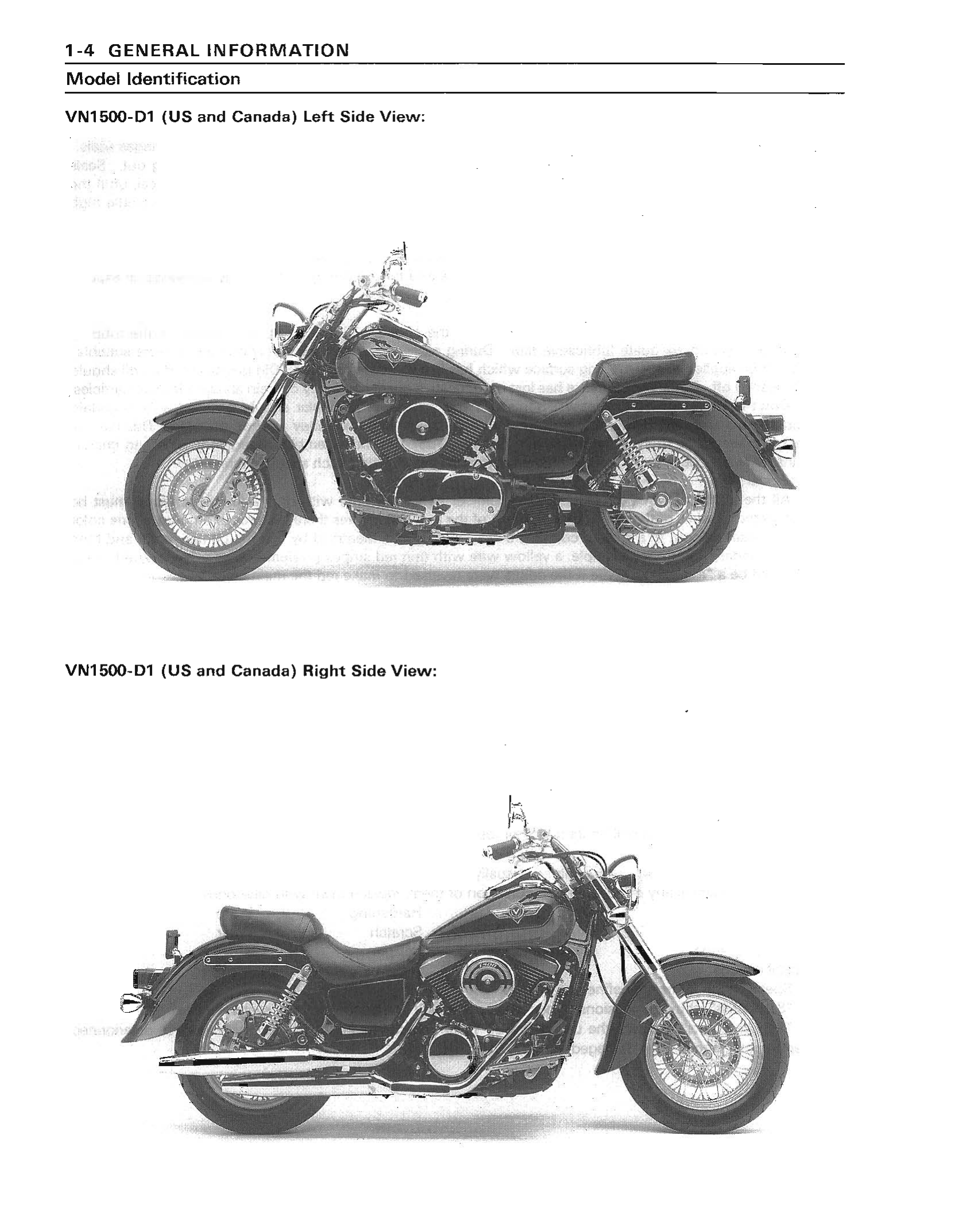 原版英文1996-1997年川崎vn1500 VULCAN Kawasaki VN1500D维修手册插图2