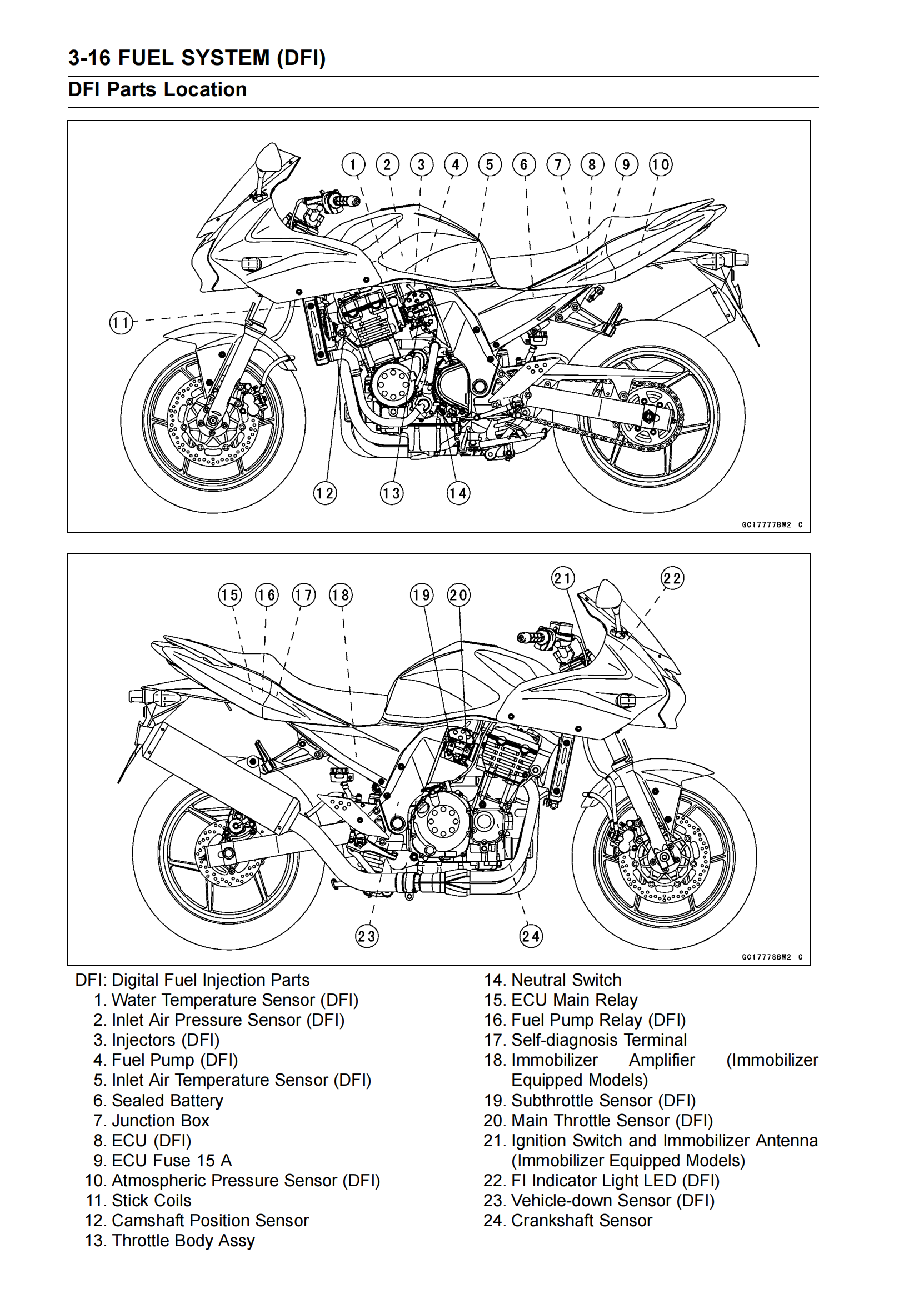 原版英文2005年川崎 z750s Kawasaki Z750S维修手册插图3