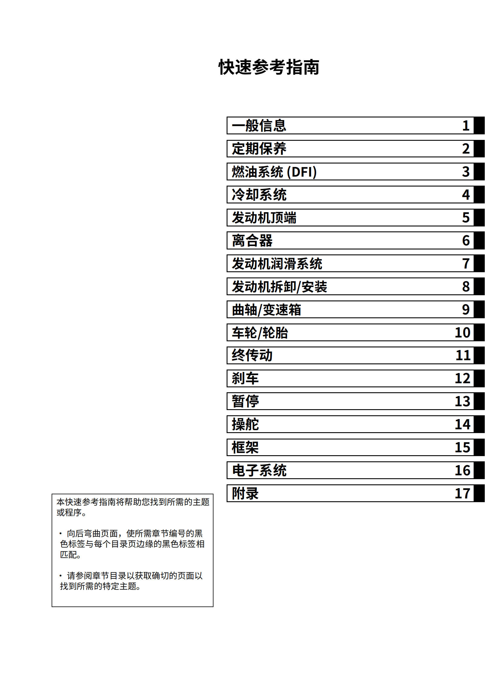 简体中文2009-2010年川崎ZX-10R维修手册大牛kawasaki ninjaZX-10R 维修手册插图1