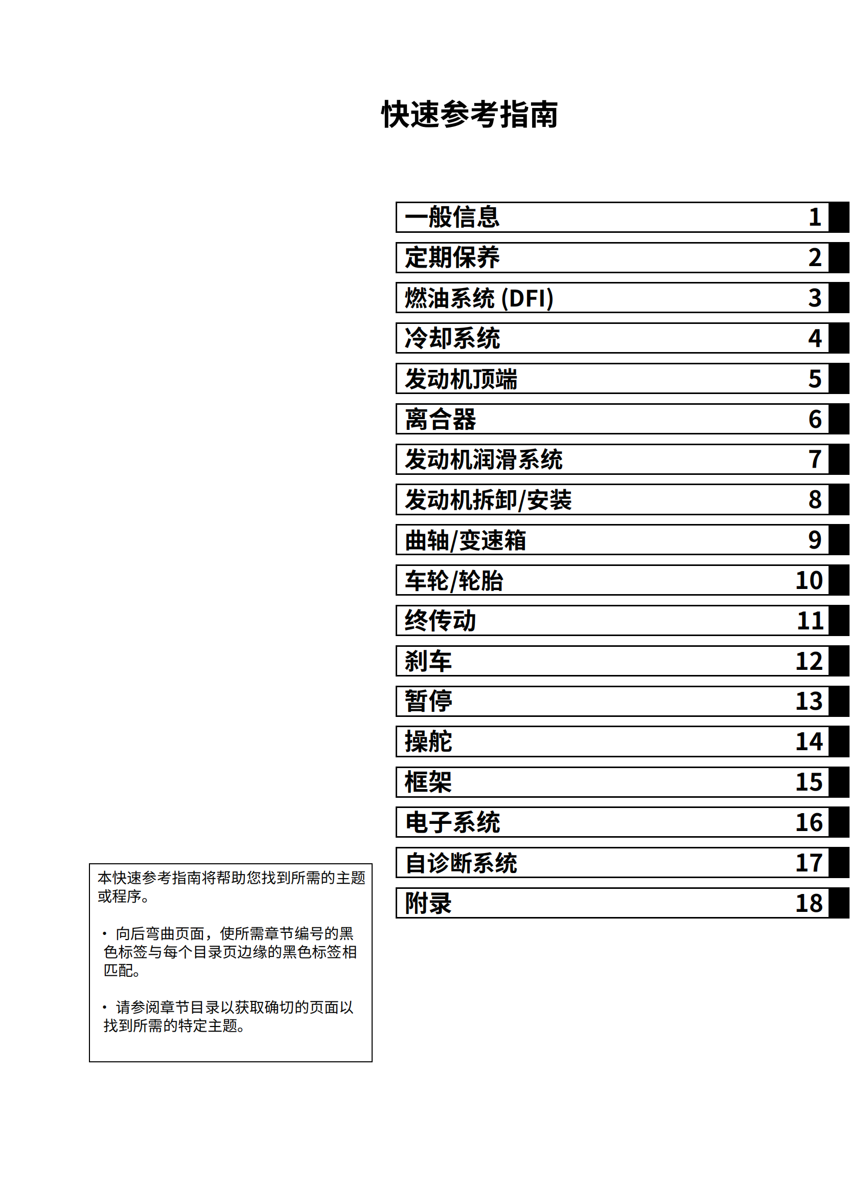 简体中文2011-2015年川崎ZX-10R ABS 维修手册大牛kawasaki ninja ZX-10R ABS 维修手册插图1