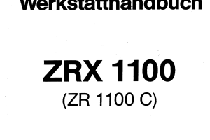 原版英文川崎zrx1100 Kawasaki_ZRX1100维修手册