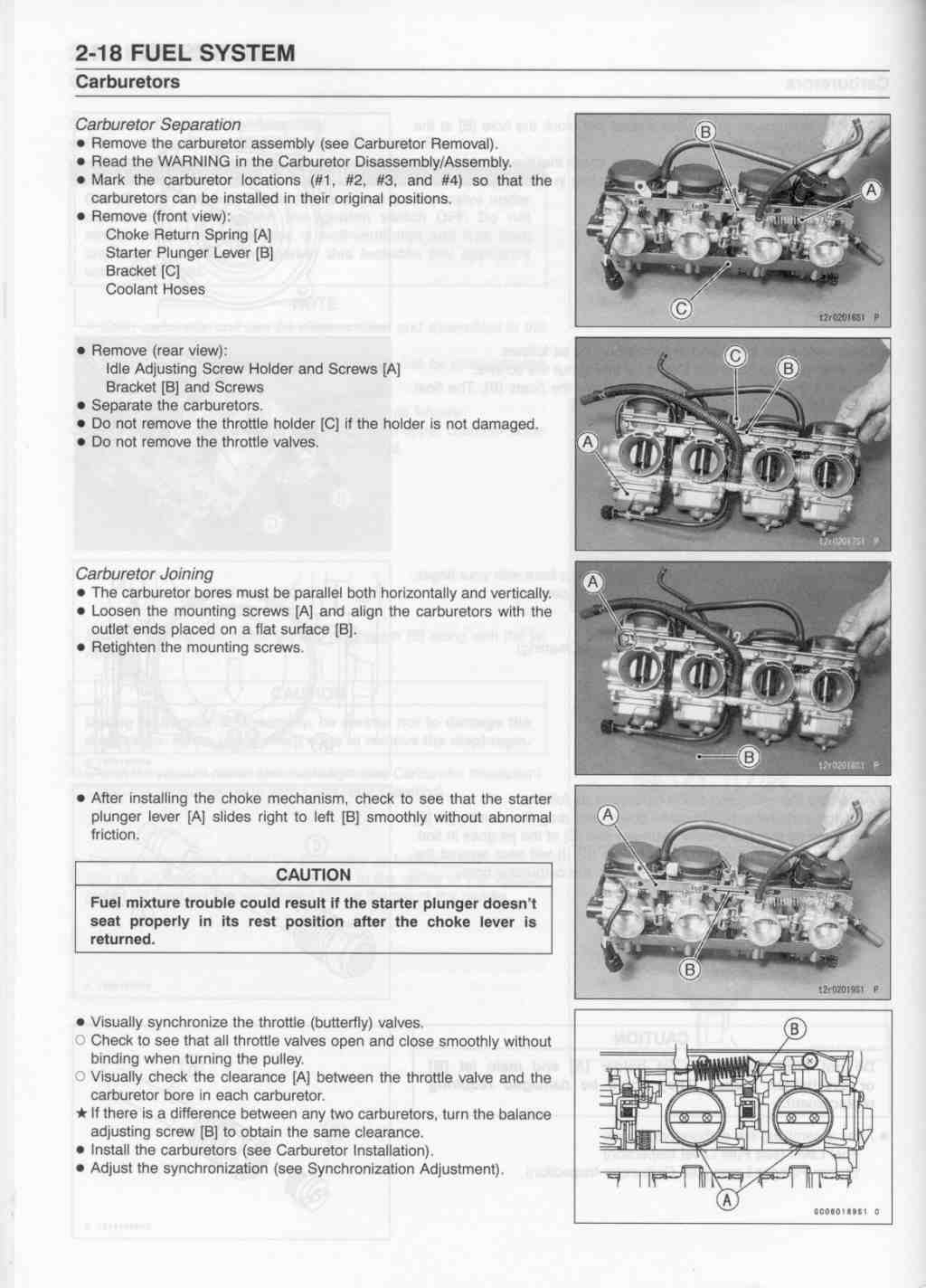 原版英文2001-2007年川崎zrx1200s zrx1200r Kawasaki ZRX1200R ZRX1200S维修手册插图3