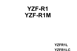 简体中文2020-2024年雅马哈yzf r1m雅马哈r1 r1m维修手册美版