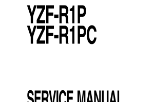 原版英文2002-2003年雅马哈yzfr1雅马哈r1维修手册