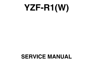 原版英文2007-2008年雅马哈yzfr1雅马哈r1维修手册日版r1维修手册
