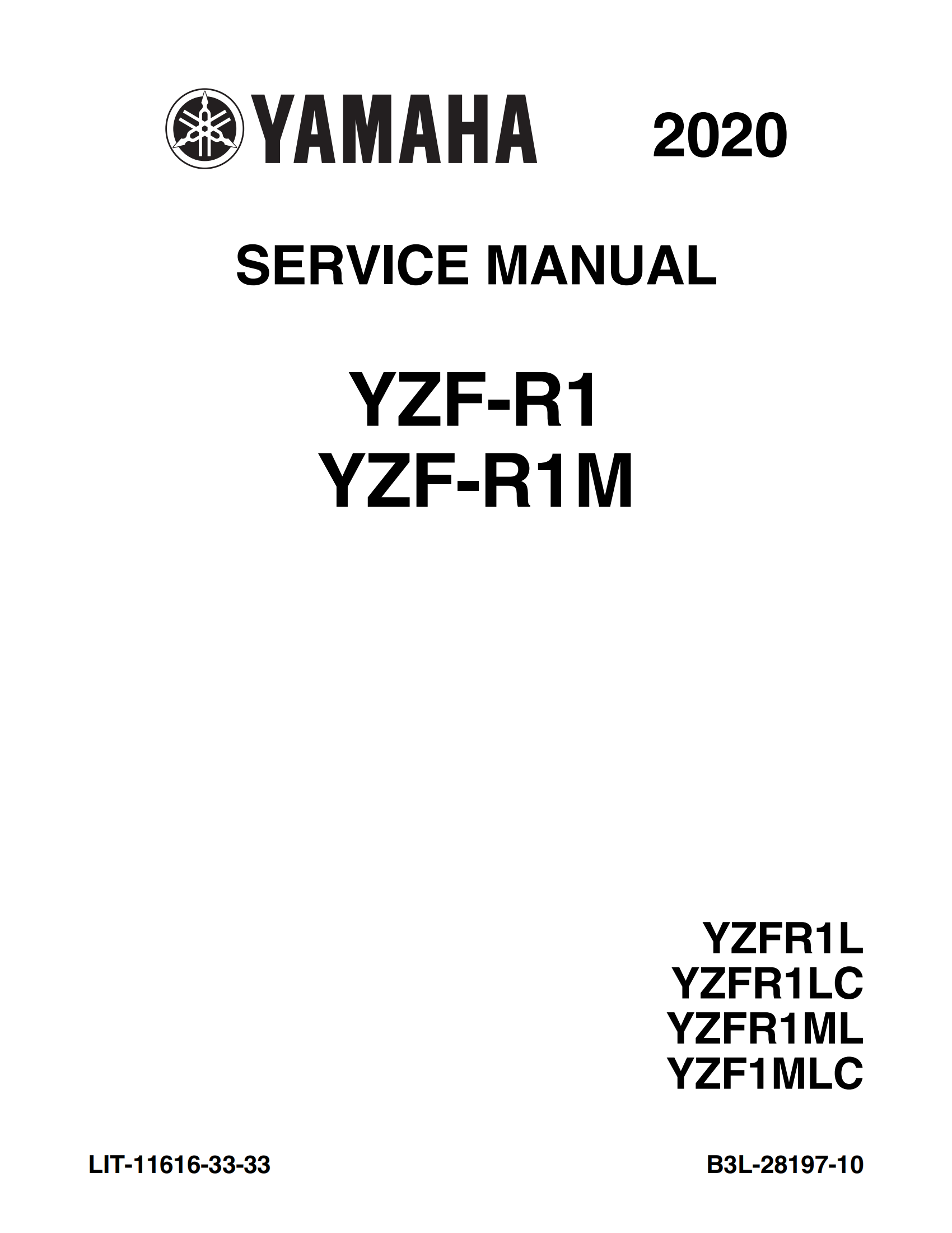 原版英文2020-2024年雅马哈yzf r1m雅马哈r1 r1m维修手册美版插图