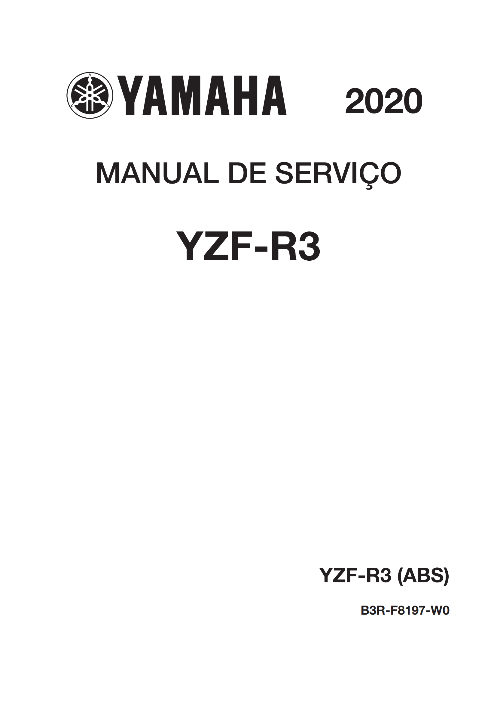 原版葡萄牙语2020-2021年雅马哈r3维修手册雅马哈yzfr3 yamaha yzf-r3维修手册插图