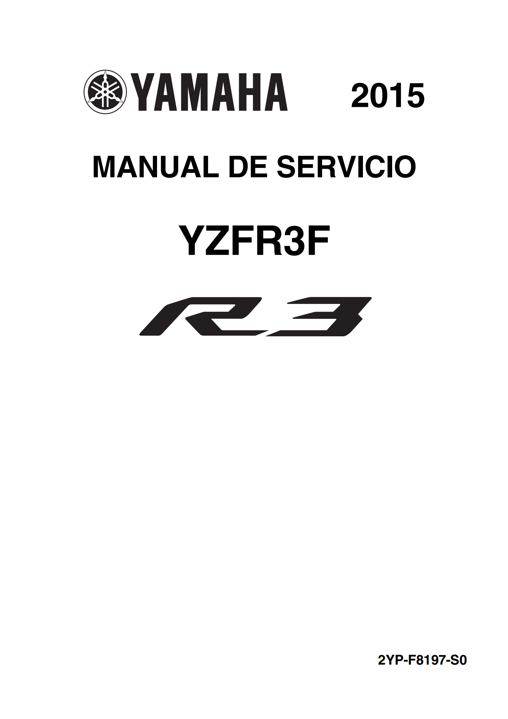 原版西班牙语2015-2018年雅马哈r3维修手册雅马哈yzfr3 yamaha yzf-r3维修手册插图