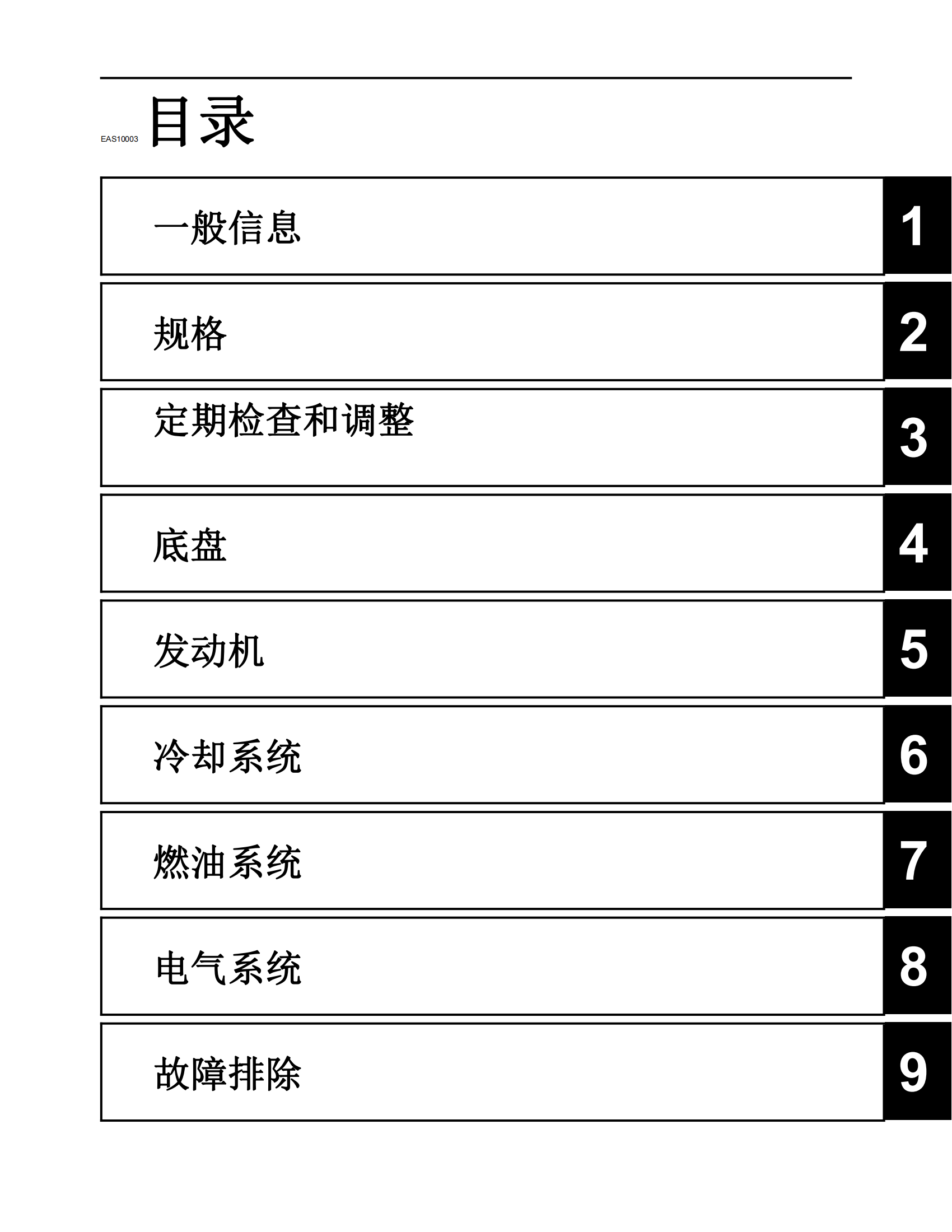 简体中文2014-2015年雅马哈fz07维修手册适用于同年份mt07维修手册插图1