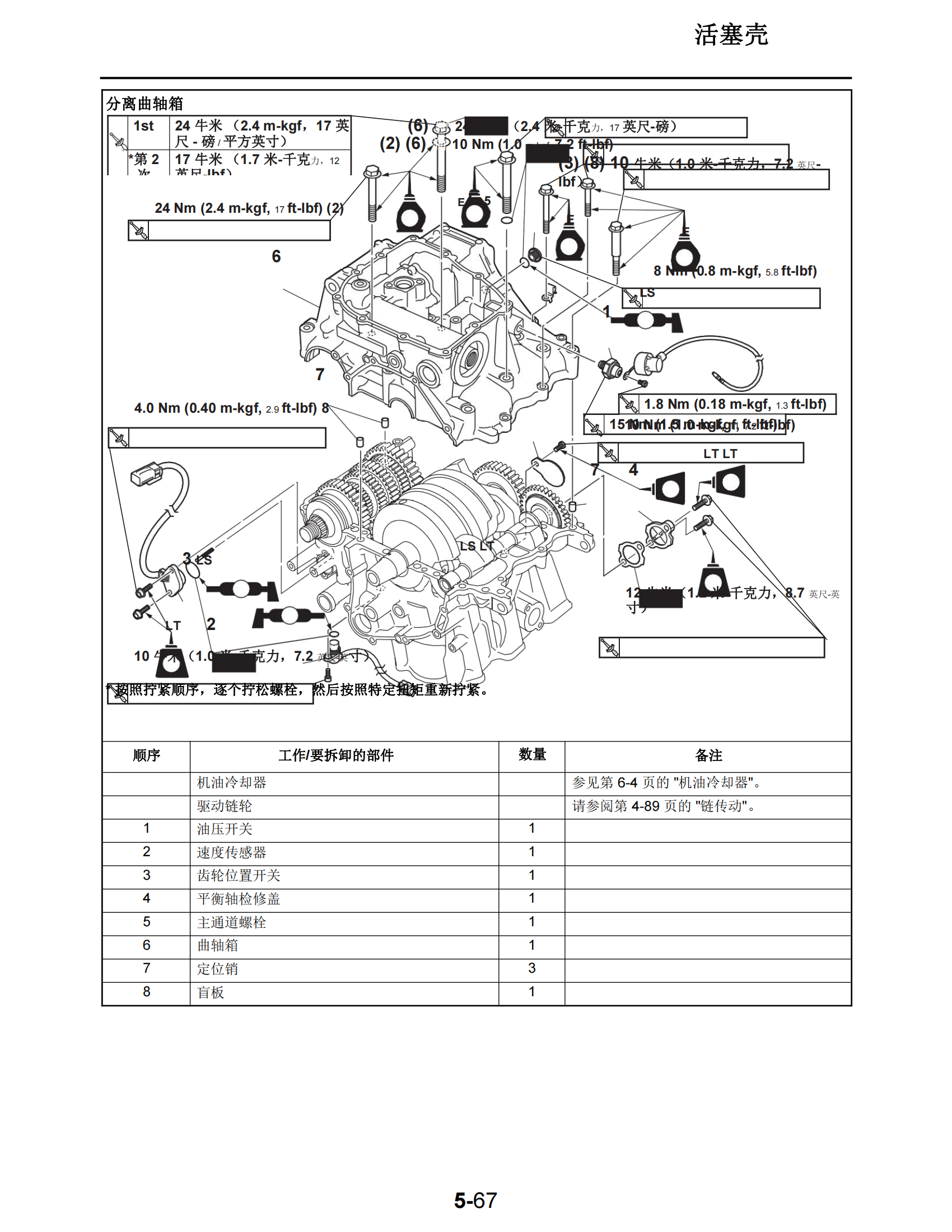 简体中文2016-2017年雅马哈fz07维修手册适用于同年份mt07维修手册插图4