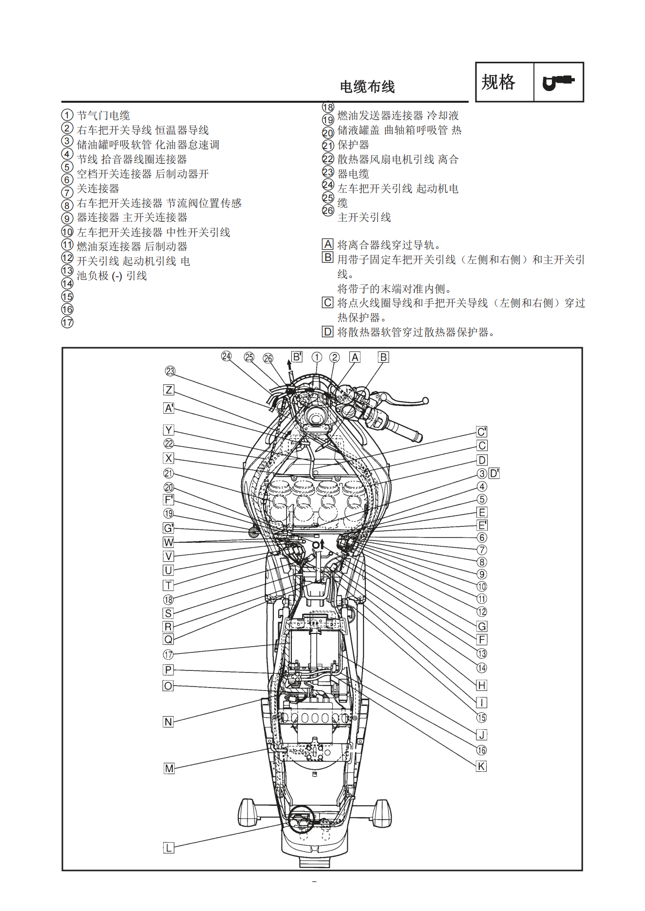 简体中文2000年雅马哈yzfr6雅马哈r6维修补充手册需要和1999-2002年雅马哈r6维修手册一起使用插图2