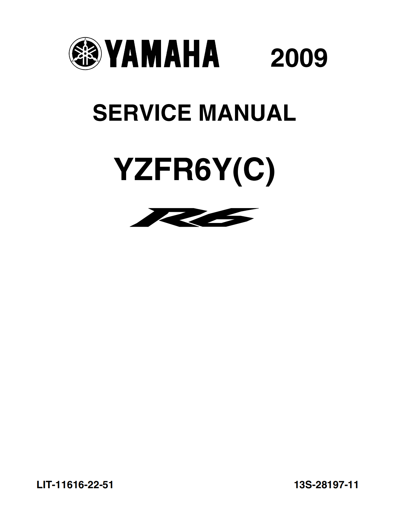 原版英文2009-2015年雅马哈yzfr6雅马哈r6维修手册插图