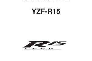 原版英文2008-2013年雅马哈r15维修手册 yamaha yzf-r15维修手册