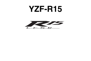 原版英文2014-2018年雅马哈r15维修手册 yamaha yzf-r15维修手册