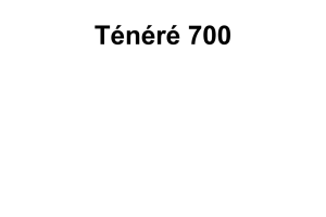 简体中文2020-2022年雅马哈Tenere700维修手册雅马哈t700维修手册