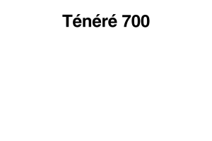 原版英文2020-2022年雅马哈Tenere700维修手册雅马哈t700维修手册