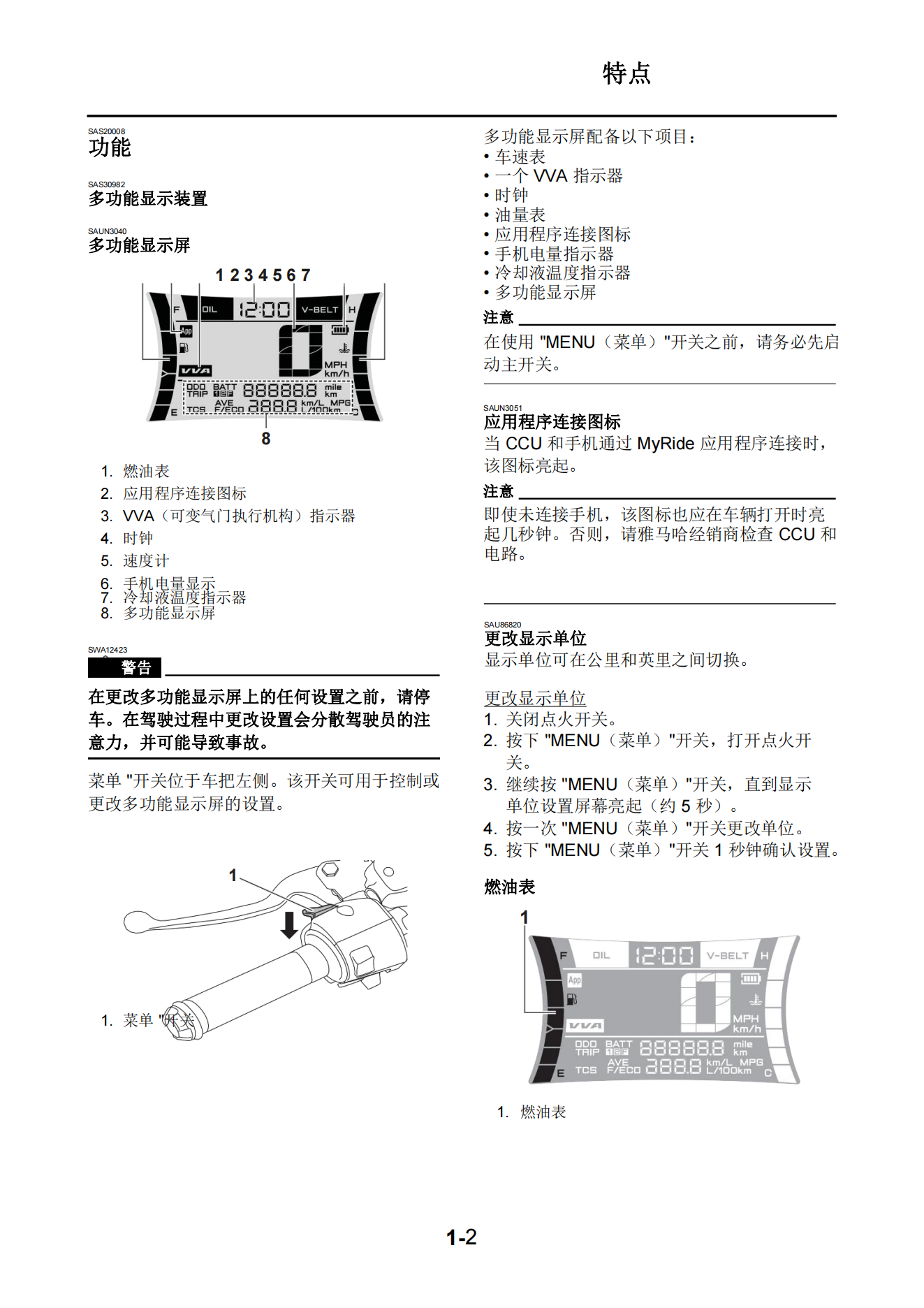 简体中文2022-2024年雅马哈nmax155 tcs维修手册GPD150-A维修手册插图2