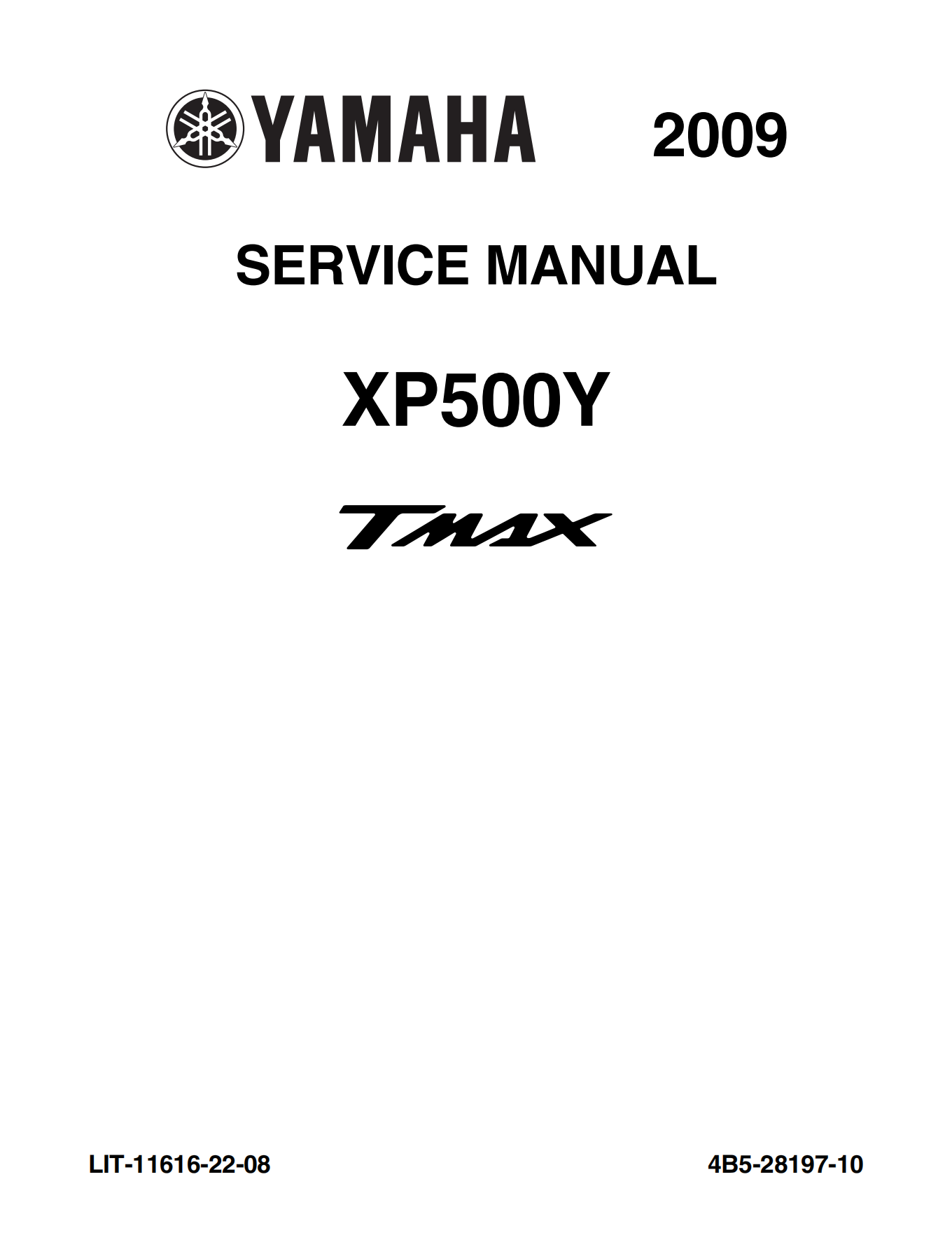 原版英文2009-2012年雅马哈tmax维修手册xp500y维修手册插图