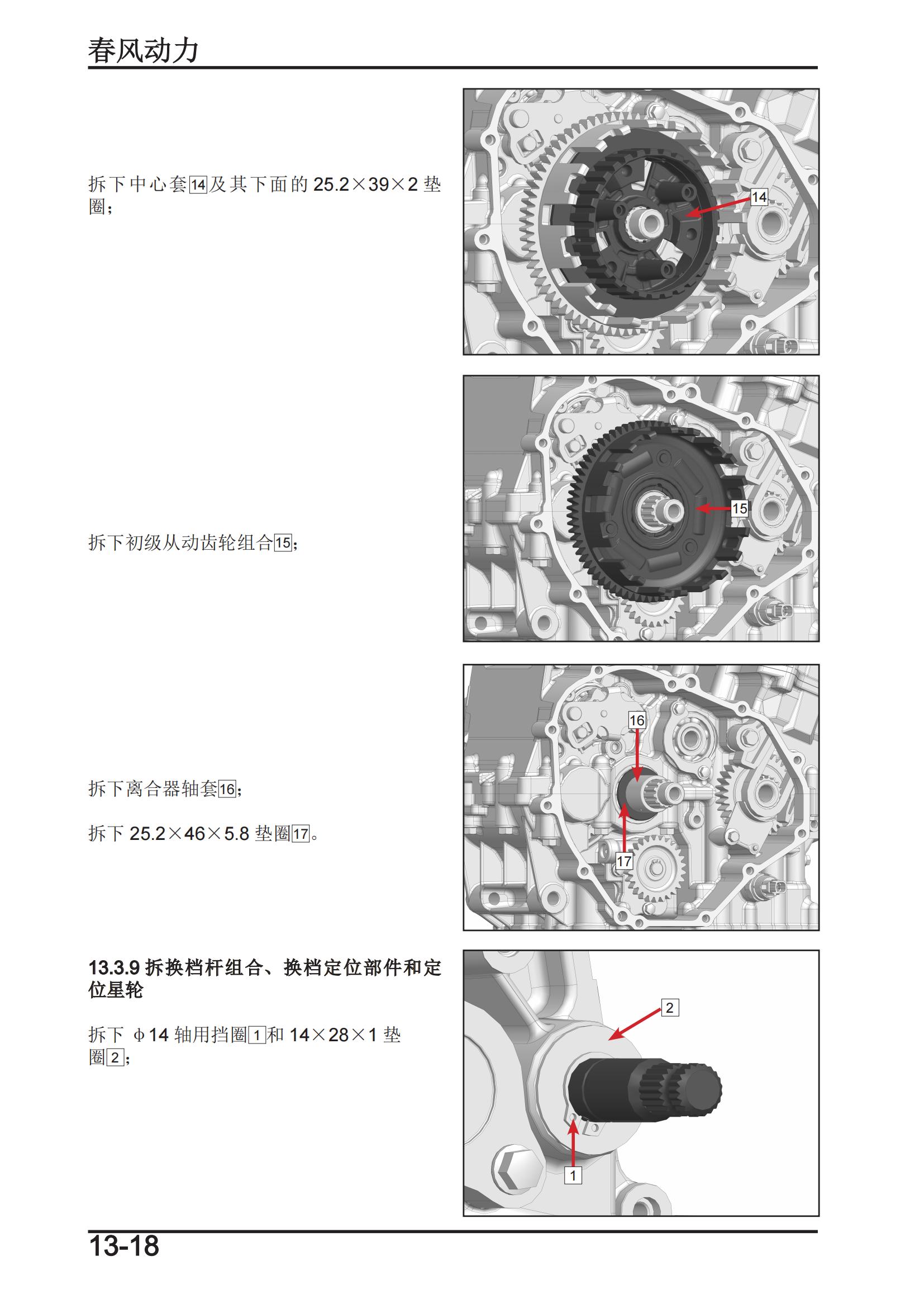 原版中文2023-2024年春风450NK维修手册nk450维修手册插图3